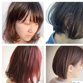 ミディアム ✨白髪ぼかし 🍀MINAKO☆のヘアスタイル