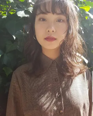 ミディアム 🙃 透明感カラー/ボブのヘアスタイル