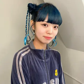 ミディアム カラー ヘアアレンジ 🌼memoto 東三国店🌼のマツエク・マツパデザイン