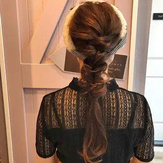 ヘアアレンジ HARUNA🤍 大人ショートヘアのヘアスタイル