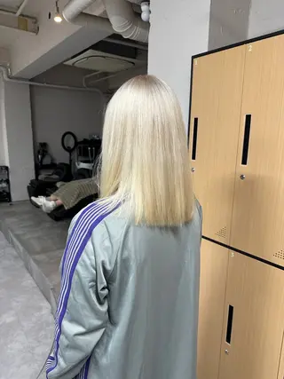 ミディアム ハイライト/ ブリーチ😈小倉😈のヘアスタイル