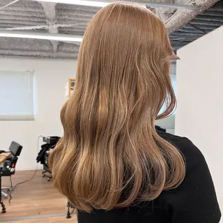 セミロング No1韓国風レイヤー &カチモリ✨ /サキのヘアスタイル