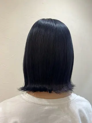 セミロング カラー 小筆 直也のヘアスタイル