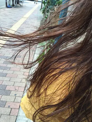 セミロング ロング カラー パーマ ヘアアレンジ current所属・✨カット美容師 💡高橋優也💡のヘアスタイル