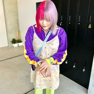 ミディアム カラー mood tatemachiのヘアスタイル