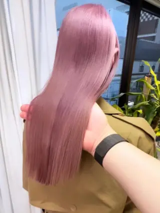 ロング カラー 🧡色落ちまで2度綺 麗なカラー🧡ヨシキのヘアスタイル