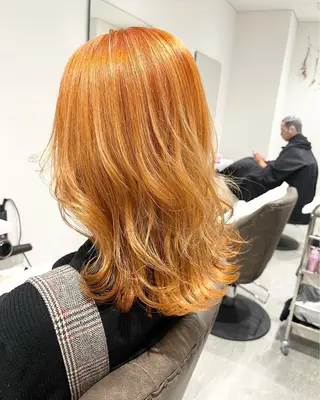 ミディアム 新宿/ 田口雄大のヘアスタイル