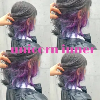 ミディアム カラー ヘアアレンジ topstylist 🖤川辺晴加🖤のヘアスタイル