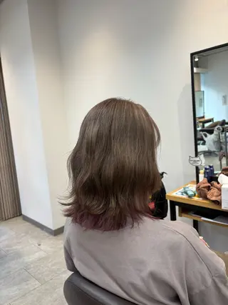 ミディアム neaf 六本木店所属・六本木🫧パーマ 望月彩音のヘアスタイル