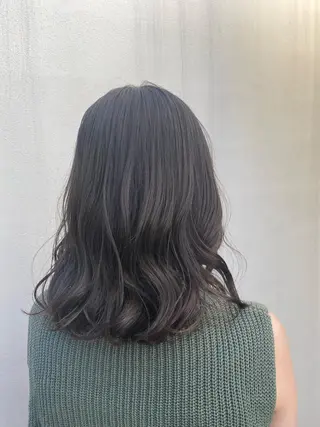 セミロング カラー 丸山 史香のヘアスタイル