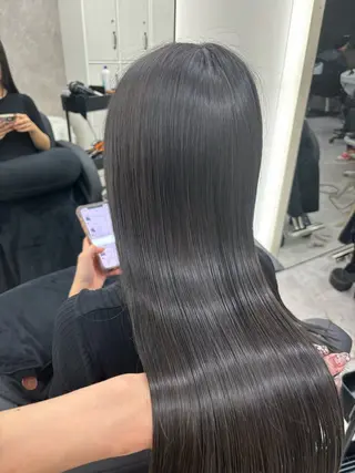 ロング カラー 心斎橋/ブリーチなし 髪質改善/レイヤーのヘアスタイル