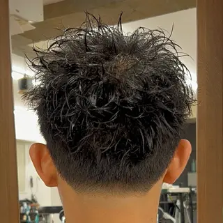 ショート メンズ メンズカット✂️ スキンフェード伊藤陸のヘアスタイル