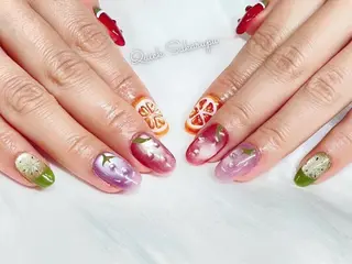 ミディアム Quick Sukarupu 高田馬場店所属・Quick Sukarupuのネイルデザイン