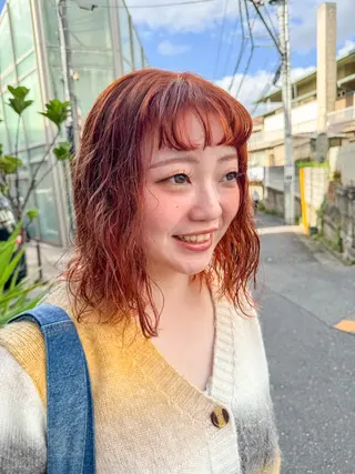 ミディアム カラー 🫧髪質改善カラー♡ Wカラー　/桜🌸のヘアスタイル