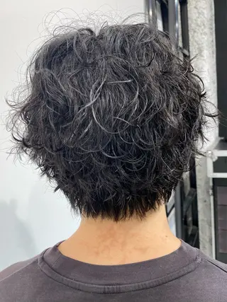 ミディアム パーマ メンズ ［似合わせヘア］ ✂︎OGURO✂︎のヘアスタイル