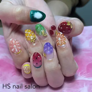 ミディアム hs nail salonのネイルデザイン