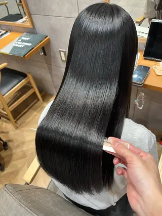 ロング 髪質改善/縮毛矯正/ TAISHIのヘアスタイル