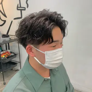 ショート パーマ メンズ メンズ特化美容師/ 藤戸 椋のヘアスタイル