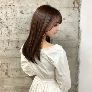セミロング カラー 池袋/カラー特化🎨 ロング料金なし🩵のヘアスタイル