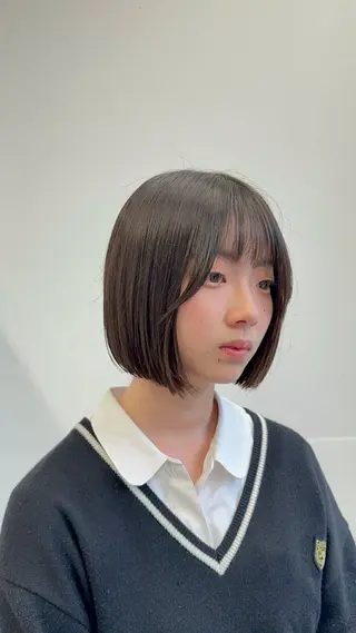 ショート SALOWIN心斎橋Suite店所属・洗っても取れない 髪質改善|OJIROのヘアスタイル