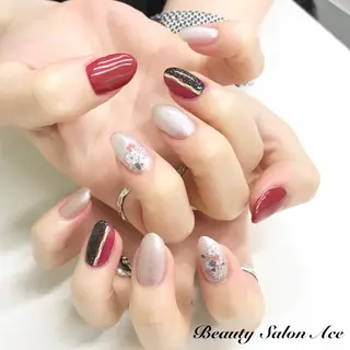 ネイル Beauty Salon Ace（ネイルサロン　エース）所属・池袋フィルイン Ace♡長さだしのネイルデザイン