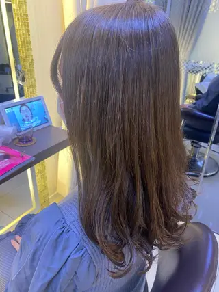 ミディアム カラー ✨垢抜け✨3Dカラー 山本美侑のヘアスタイル
