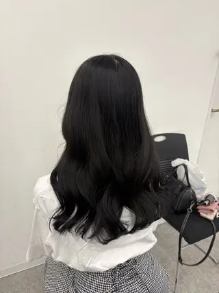 ロング カラー 大人っぽ韓国ヘア 寒色💙yuma💙のヘアスタイル