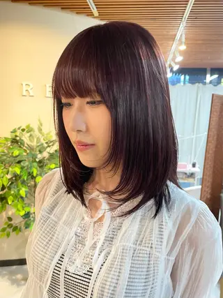 ミディアム 宮本 いぶきのヘアスタイル