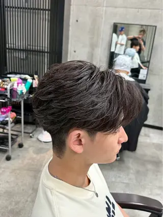 ミディアム メンズ era本店所属・笹尾 陸/era本店 メンズ美容師のヘアスタイル