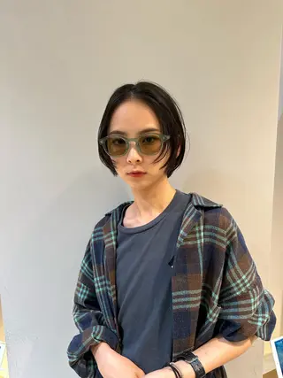 ショート 似合わせカット /パーマ岡本淳平のヘアスタイル