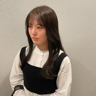 ロング カラー 💖ボブ/髪質改善 顔周りレイヤー/ユイのヘアスタイル