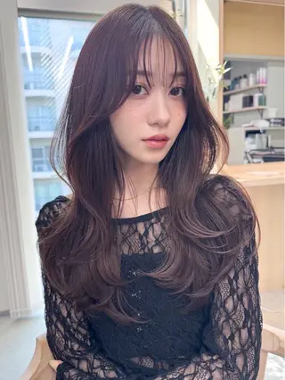 ロング 🎀 うる艶透明感 カラー / 錦糸町のヘアスタイル