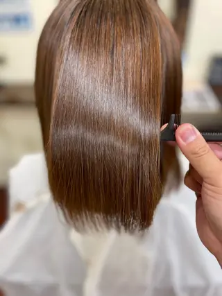 ミディアム 田中 就のヘアスタイル