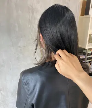 ショート カラー ヘアアレンジ stylist/蛯谷 珠里のヘアスタイル