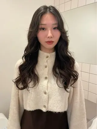 ロング ボブカットモデル/パ ーマ/harunaのヘアスタイル