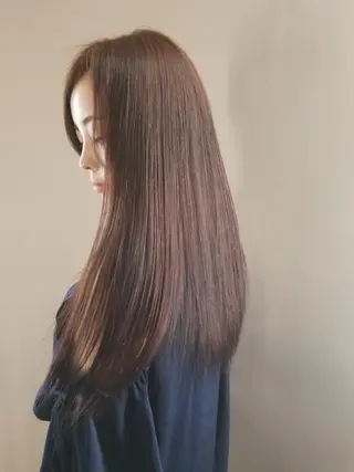 ロング Ash 店長　山下達也のヘアスタイル