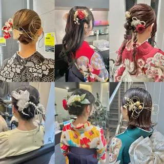 ヘアアレンジ ダブルカラー🦖 /髪質改善⚡️しおりのヘアスタイル