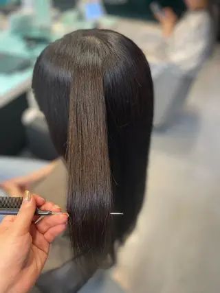 ロング カラー Rena🦄顔まわり カット🤍✂️のヘアスタイル