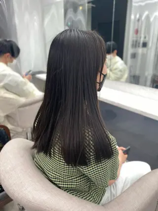 ミディアム 京都レイヤーカット/ 縮毛矯正/羽柴りくのヘアスタイル