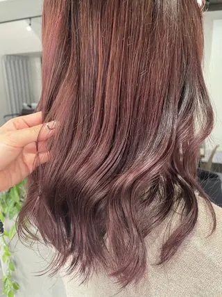 セミロング カラー miyu/完全個室 /髪質改善のヘアスタイル