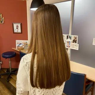 ロング ツバサ 髪質改善のヘアスタイル