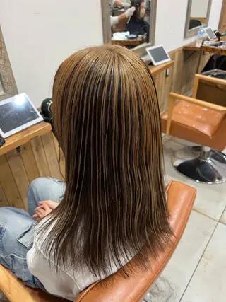 カラー 🌈ダブルカラー🌈 💚みやのしんじ💚のヘアスタイル