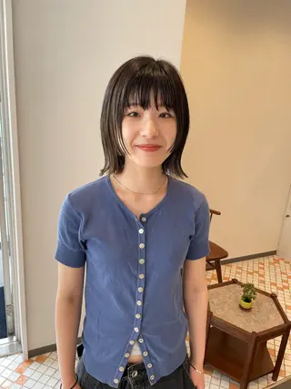 ミディアム やまぎし ひろきのヘアスタイル