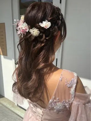 ロング ヘアアレンジ Reve  resort所属・美髪× ヘアセット✨Araiのヘアスタイル