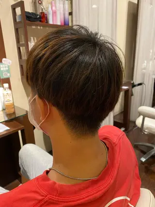 メンズ 艶ｶﾗｰ｜ｽﾄﾚｰﾄ 🍟yuki🍟のヘアスタイル