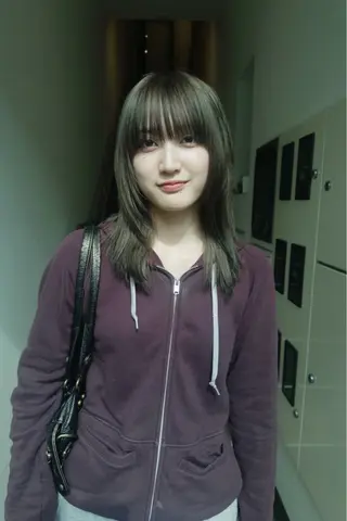 ミディアム カラー パーマ 大須美容師 ぱるのヘアスタイル