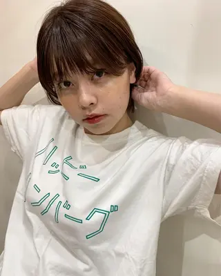 ショート カラー ヘアアレンジ タカミ荒子店所属・眉毛ワックス konomiの眉毛・アイブロウイメージ