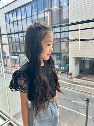 ロング キッズ 鎌倉/メンズ/外国人 風パーマ/ﾐﾕｳのヘアスタイル