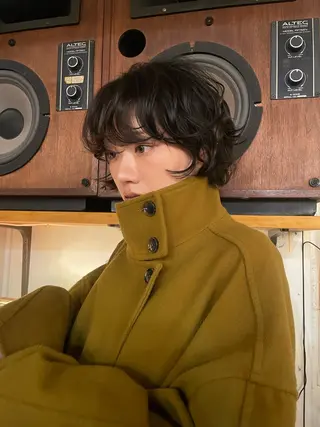 パーマ ショートカット メンズカット/夕海のヘアスタイル