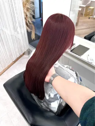 ロング カラー ParveMix🍀 藤原愛未のヘアスタイル